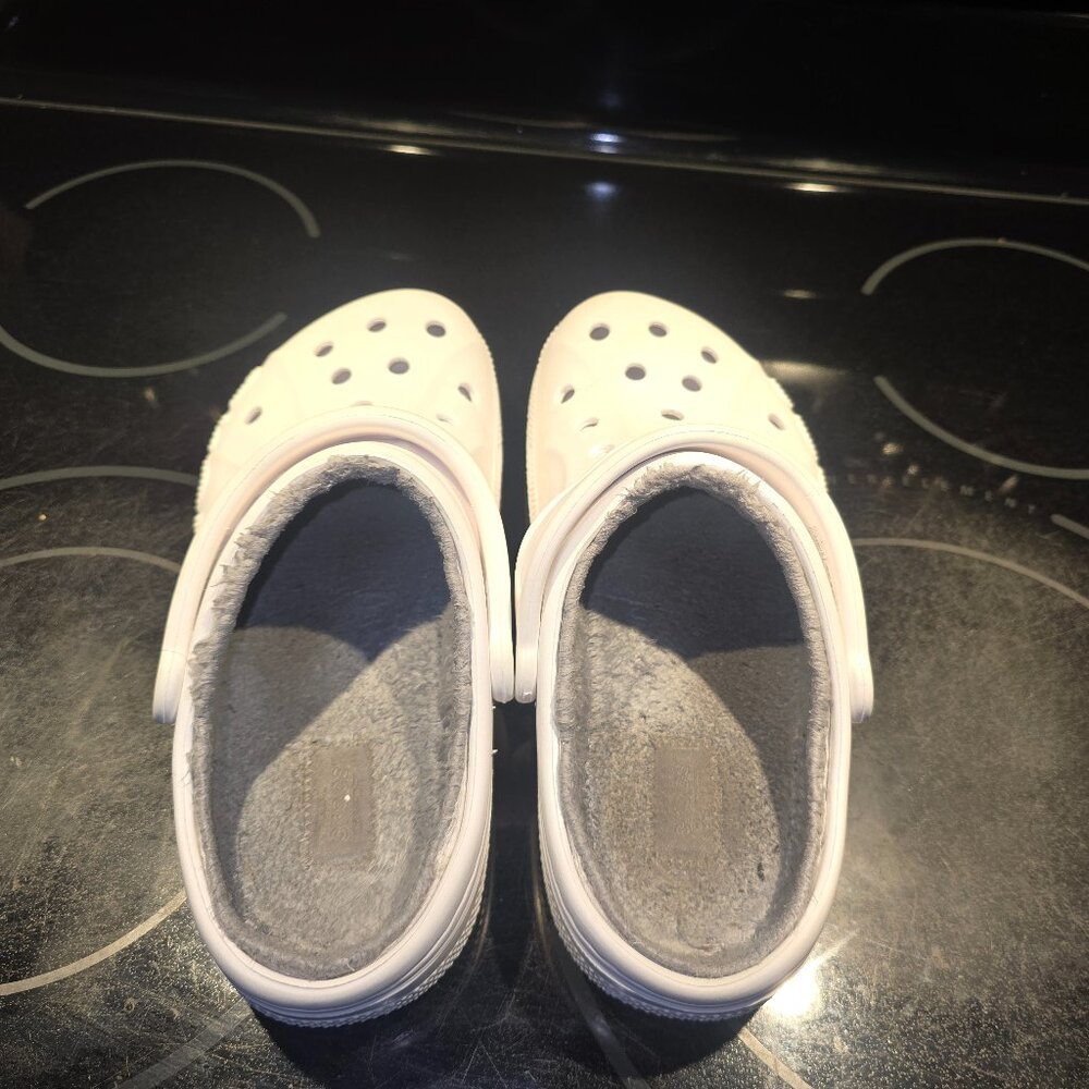 Fur lined crocs